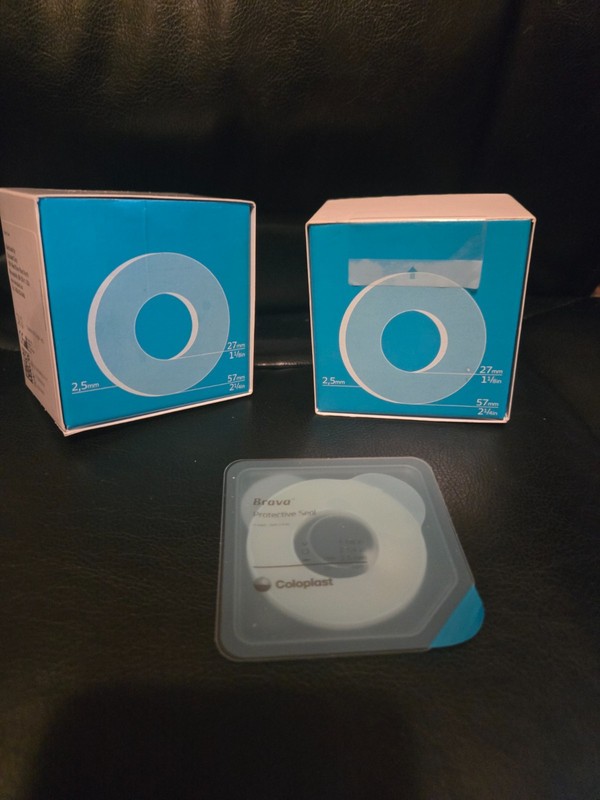 Lot Of 2 Coloplast Brava 12037 Protective Seal Boxes - Exp 2025