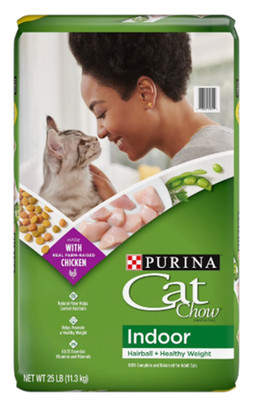 Purina,Cat Chow,Chicken Indoor Adult Dry Cat Food,Hairball,Healthy Weight,25 lbs