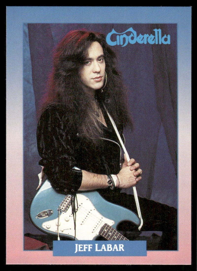 Jeff Labar Cinderella 1991 Brockum Rock Music Card #80 (NM)