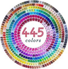 ARTDOT 445 Colors Round Diamond Painting Beads, 445K Pcs for Art Crafts