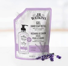 JR WATKINS Lavender Liquid Hand Soap Refill Pouch 34oz / 1 Liter NEW SEALED 0.53 per fl oz