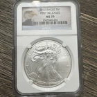 2012 American Silver Eagle MS70 S$1 NGC, First Release