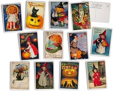 Antique ChildrenS Halloween Post Cards - 24 V...
