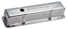 Moroso Chrome Be Valve Covers Sbc Tall Wbaffle 68103
