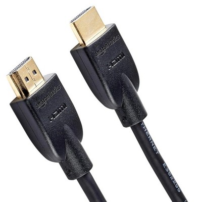 Amazon Basics HDMI Kabel 1,8 m 4K 60Hz High Speed 18Gbps Ethernet Schwarz