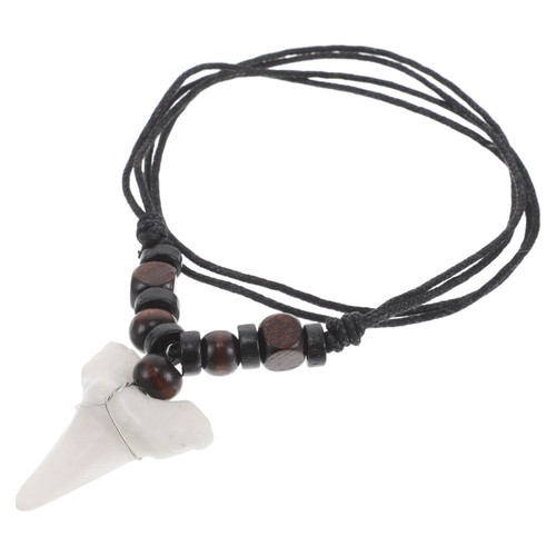 Haifischzahn Halskette Kind Hawaiischer Schmuck Strandketten Für Frauen - Bild 10 von 12
