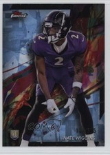 2024 Topps Finest Common Sky Blue Refractor /325 Nate Wiggins #51 1cx4