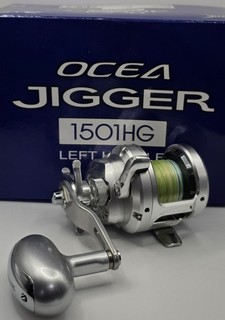 Shimano 12 Ocea Jigger 1501HG Left Jigging Reel JDM Custom Power Knob W/Box