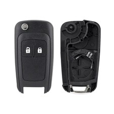 Replacement Car Flip Key Fob Case Shell for Vauxhall Opel Mokka Meriva Karl Viva