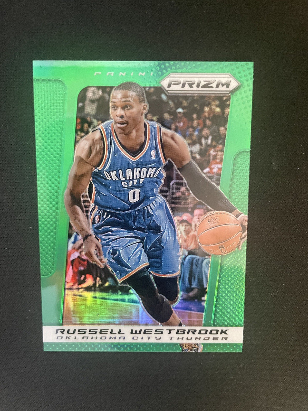 2013-14 Panini Prizm - Russell Westbrook #105 Green Prizm