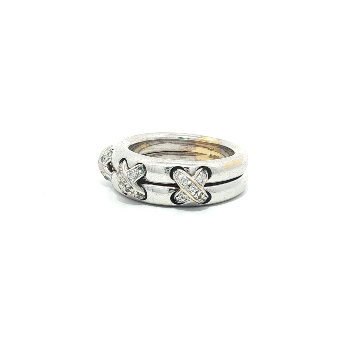 CHAUMET リング Chaumet Liens Evidence 18k White Gold .10ctw Diamond 3 