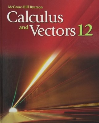 CALCULUS AND VECTORS 12 By Wayne; Ferguson Erdman - Hardcover