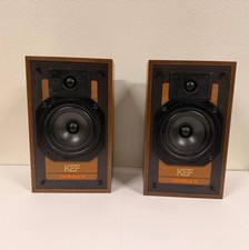 KEF Chorale III Vintage Bookshelf Speakers Pair | No Grilles | Working