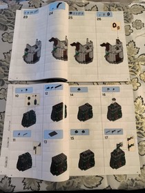 Lego Instructions 10223 Kingdoms Knights Tournament / Kingdoms Joust Instruction Only