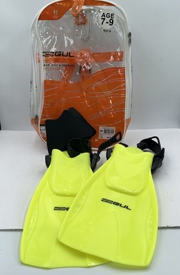 GUL Kinder NUR FLOSSEN Alter 7-9 Medium DAN10-20 & RUCKSACK 