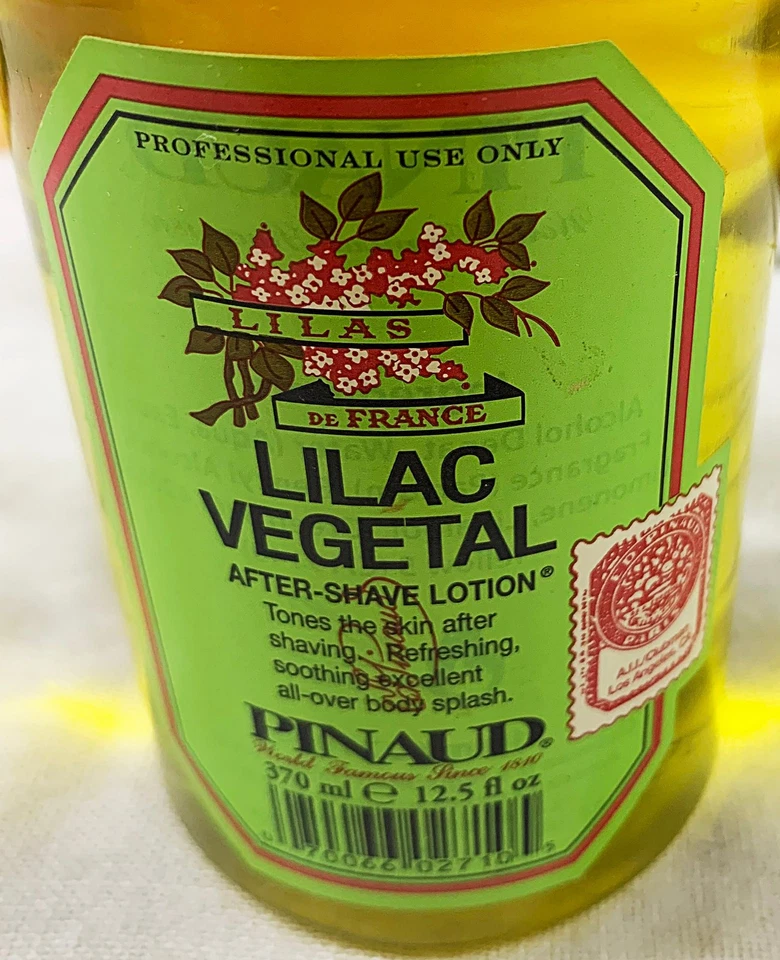 LOCIÓN PARA DESPUÉS DEL AFEITADO BARBERO VEGETAL LILA DE COLECCIÓN PINAUD LILAS BOTELLA DE 12,5 OZ Foto 2 de 4