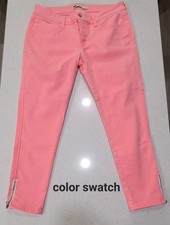 LEVI'S Legging Jeans Women's W31 Skinny Fit Zipped Bottoms Stretchy Zip Pink