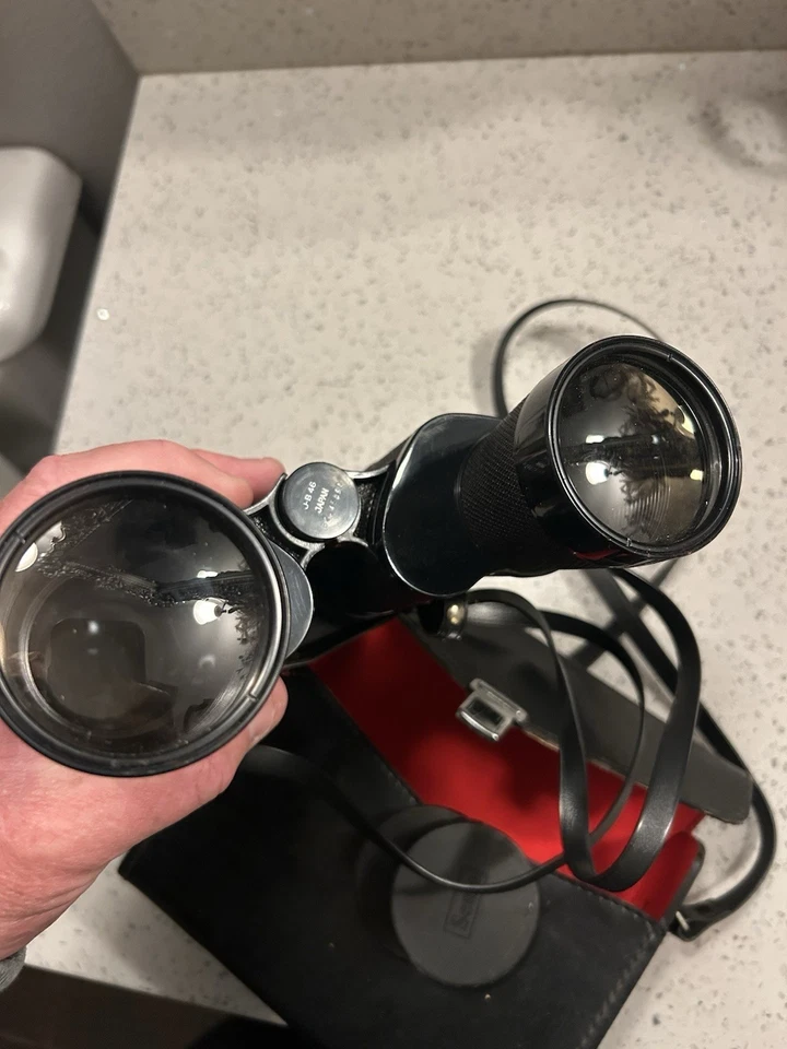 Sears vintage Wide Angle binoculars 10x50MM Model 2529 Japan Coated  Optics - Image 4 of 4