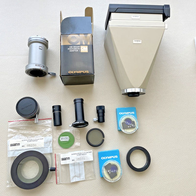 Olympus OM Systeme Halterung für Makromikroskop Konvolut