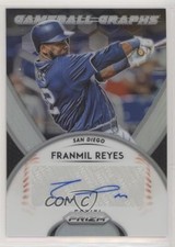 2019 Panini Prizm Game Ball Graphs Franmil Reyes #GB-FR Auto 1u6