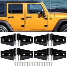 4 Door Hinge Assembly Kits for Jeep Wrangler JK JKU Unlimited 2007-2018 8PCS