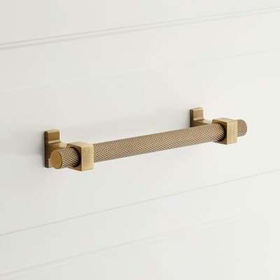 Signature Hardware SH553024ABM Andrex 3-3/4'' C2C Bar Pull Antique Brass