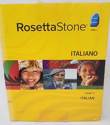 Rosetta Stone Italian Level 1 Version 3 PC/Mac CD-ROM Personal Edition Complete