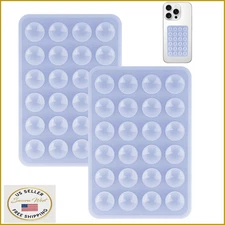 Yojaro 2-Pack Lavender Silicone Suction Phone Mount Hands-Free Non-Slip Sticky