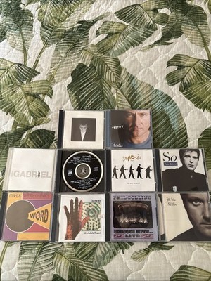 LOT 11 CD Peter Gabriel Phil Collins Genesis Live So Best Testify Hit Seriously