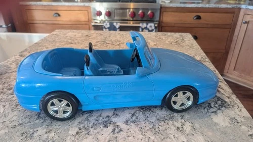 Mattel 1996 Barbie Vintage Lavender Convertible Sports Car 18"