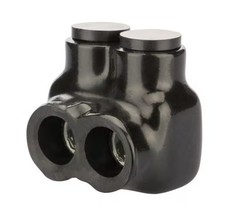 3/0-6 AWG Insulated Tap Connector, Black