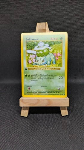 Pokémon TCG Bulbasaur Base Set 44/102 1st Edition Common 044/102