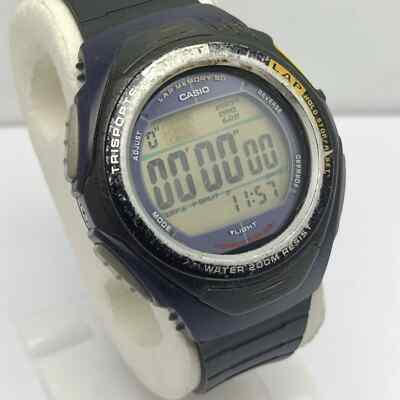 Casio STR-600 Module 2634 Tough Solar Digital Quartz Vintage Men's