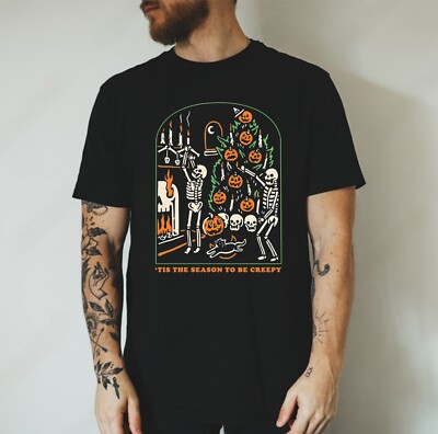 Tis the Season to be Creepy T-Shirt Dead Inside Halloween Shirt Funny ...