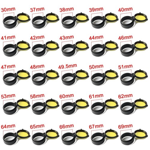 Rifle Scope Quick Spring Protection Lens Cover Flip Up Cap Objective Lense Lid - Picture 2 of 38