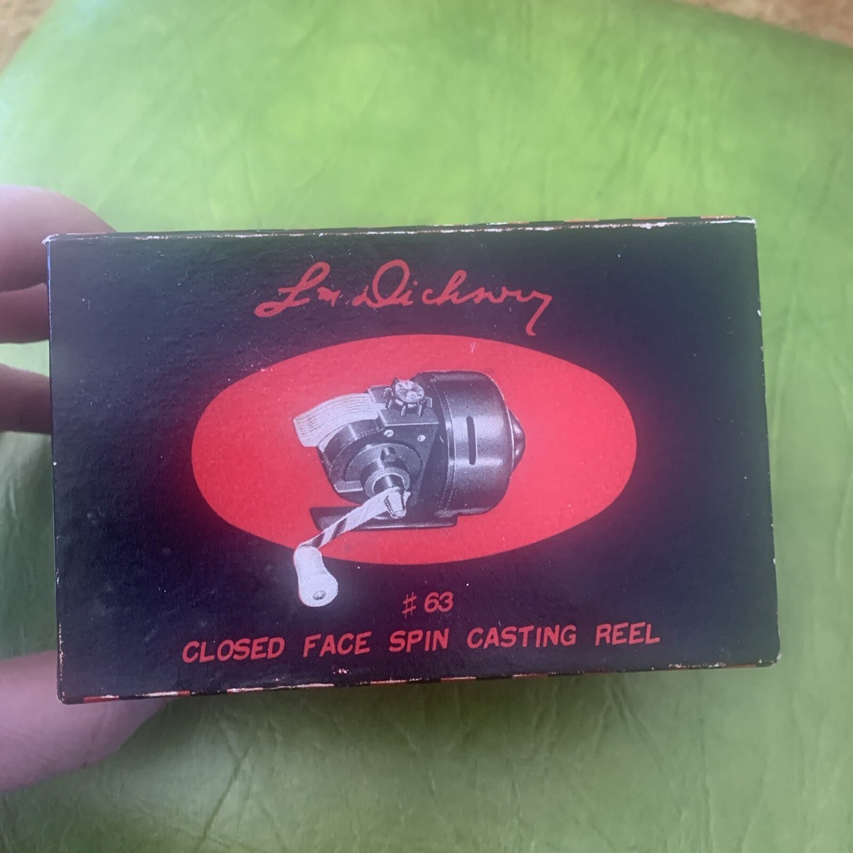 Vintage LM Dickson #63A Spincast Reel with box and papers Japan