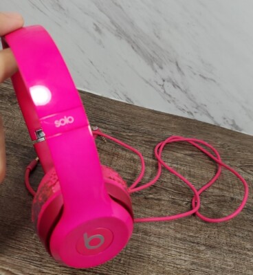 ☆NICE☆~Beats by Dr. Dre Solo HD Headband Headphones - Pink