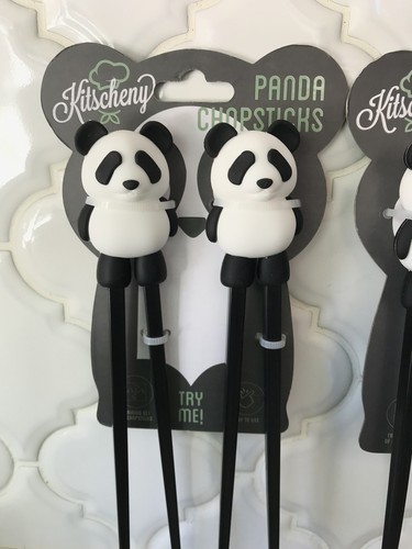 Panda Chopsticks Training Kids Set Of 2 NEW! - Picture 2 of 4