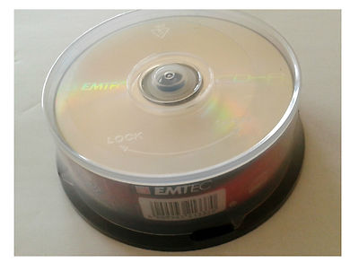 EMTEC CD-R80/25CB CD BESCHREIBBAR -R 52X CAKE B. 25 Stück