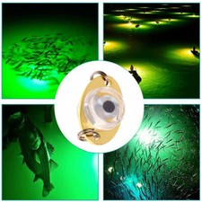 Mini Fishing Light LED Light Bait Underwater Glow Green Attracting Fish Lamp RK