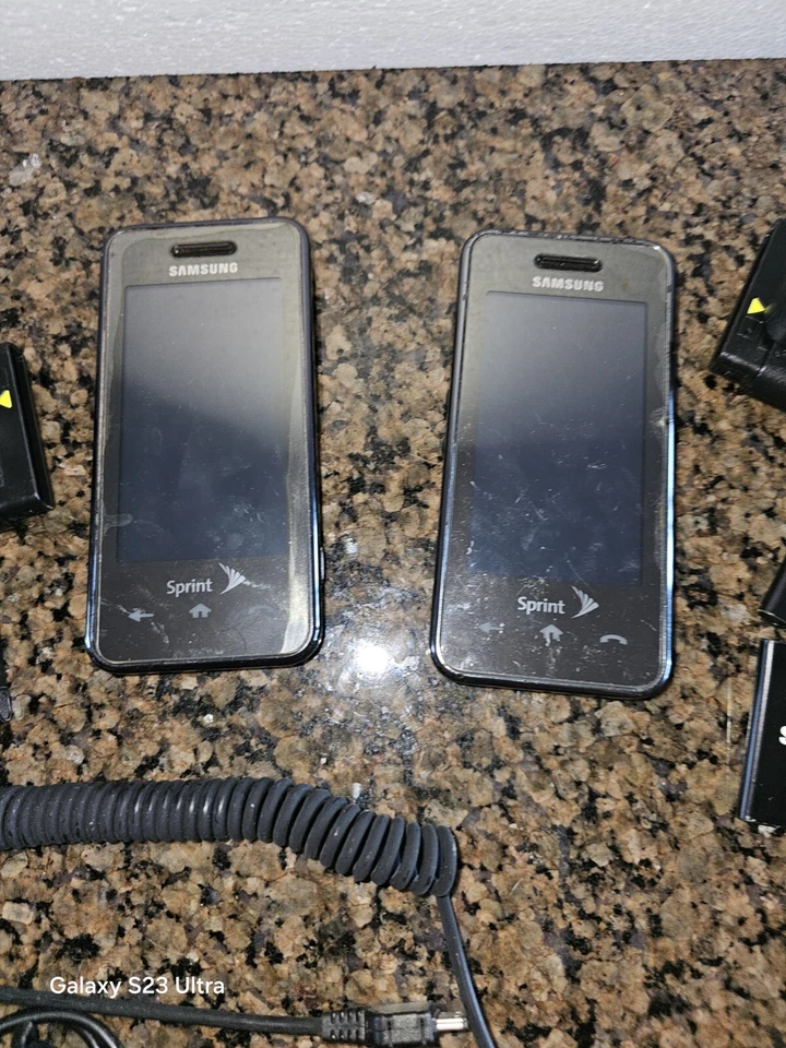 Celulares Samsung Instinct Sprint NEGROS GPS 3G Foto 2 de 4