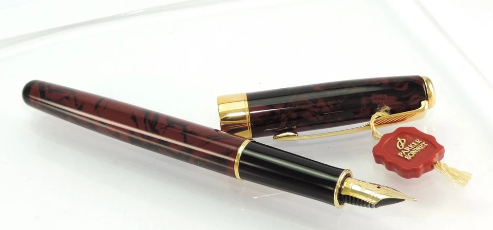 Parker Sonnet Füller Füllfederhalter Füllhalter 750er 18 Karat Goldfeder - Bild 4 von 4