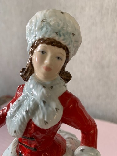 ROYAL DOULTON CHINA LADY DOLL WINTER MODEL No HN 5314 PERFECT - Picture 9 of 9