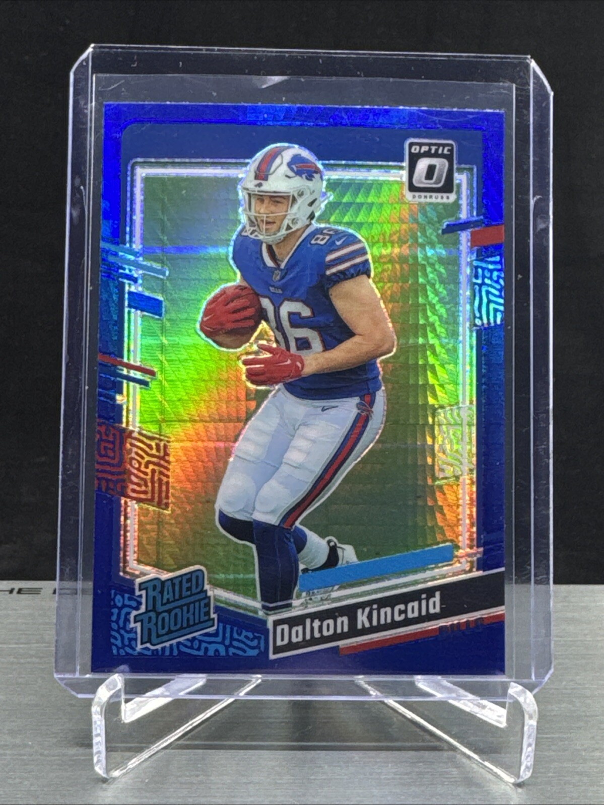 2023 DALTON KINCAID RC - Panini Donruss Optic - Blue Scope Prizm #211