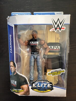 Farooq 6'' WWE FLASHBACK SERIES #38 Elite Collection Mattel NEW Sealed #3