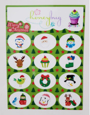 Honeybug Magnetic Reborn Doll Pacifier Baby Christmas Sprinkles Sheet 12 Decals