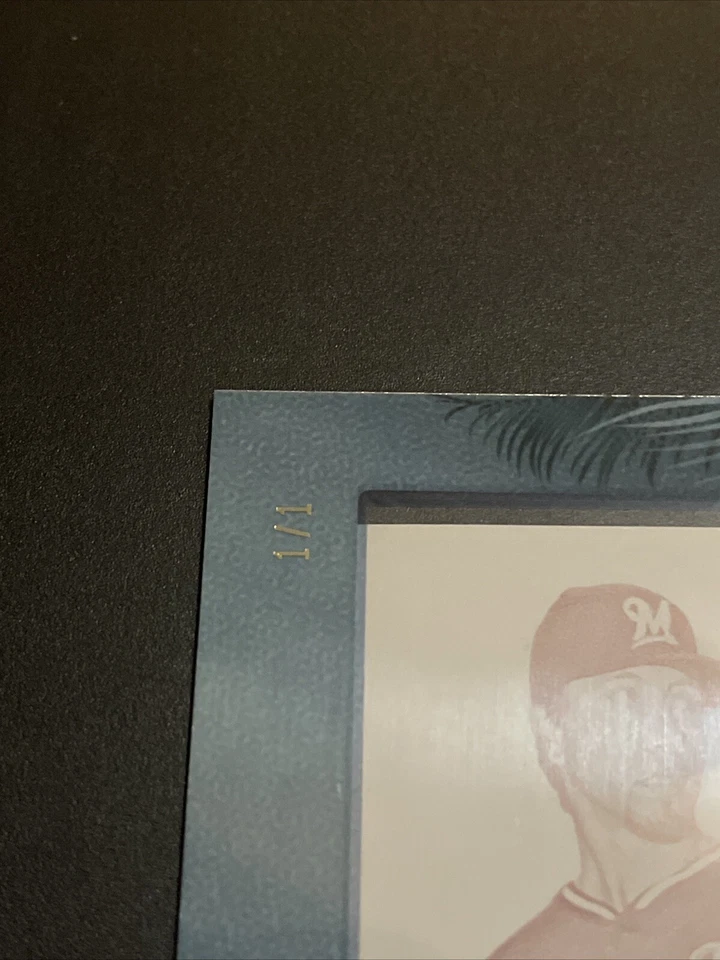 2015 Topps Allen & Ginter #211 Kyle Lohse Magenta Printing Plate 1/1 Brewers SSP - Image 2 of 3