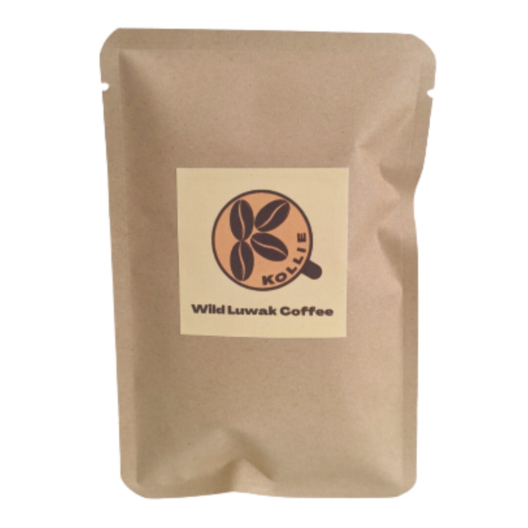 Kollie Kopi Luwak Coffee Beans Medium Roast (0.88 oz / 25 grams