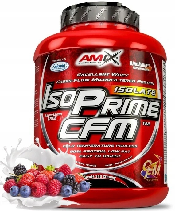 AMIX ISOPRIME CFM 1000g-2.20lb WPI PROTEIN ISOLATE PROTEIN, 12 flavors - Image 2 of 4