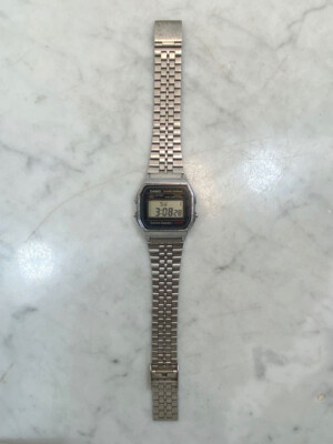 Vintage CASIO Alarm Chrono Digital Watch. 593 A158W Korea | eBay